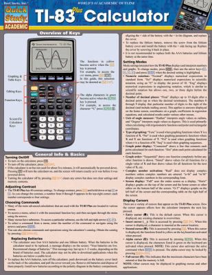 TI 83 PLUS CALCULATOR